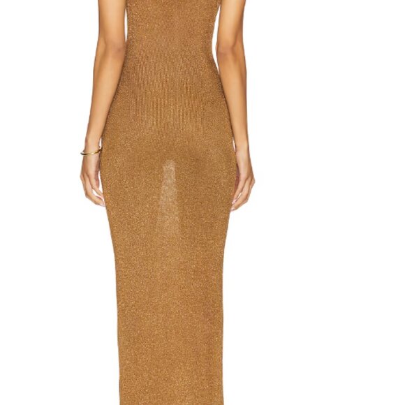 LOVERS + FRIENDS Benilda Metallic Maxi Dress - Picture 3 of 5